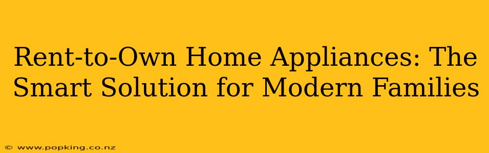 Rent-to-Own Home Appliances: The Smart Solution for Modern Families