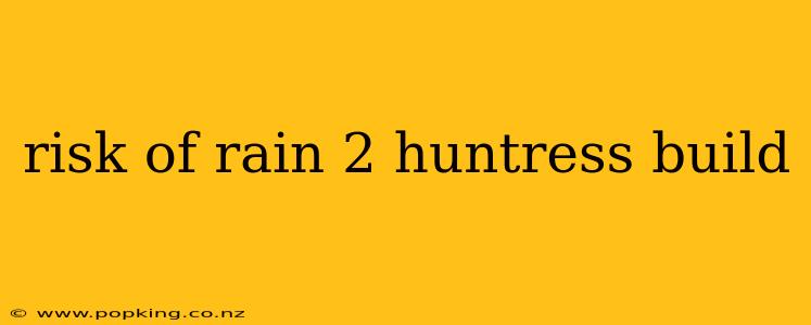 risk of rain 2 huntress build