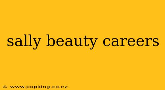 sally beauty careers
