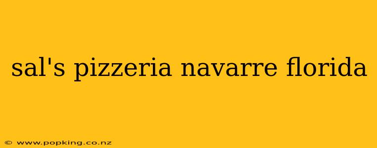 sal's pizzeria navarre florida
