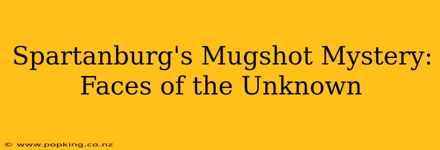 Spartanburg's Mugshot Mystery: Faces of the Unknown