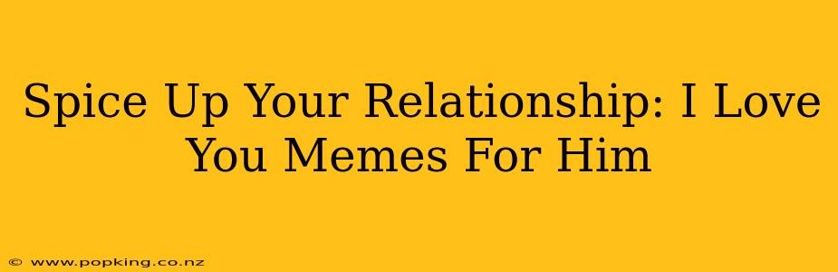 Spice Up Your Relationship: I Love You Memes For Him