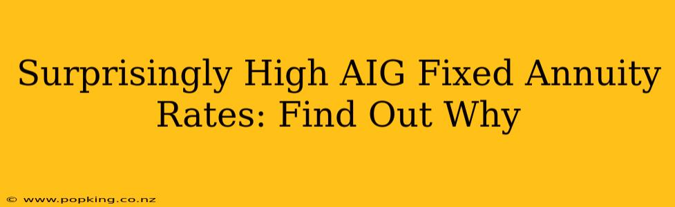 Surprisingly High AIG Fixed Annuity Rates: Find Out Why