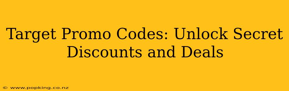 Target Promo Codes: Unlock Secret Discounts and Deals