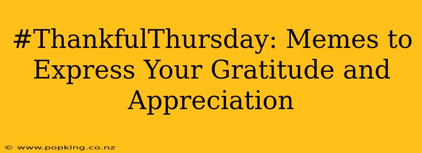 #ThankfulThursday: Memes to Express Your Gratitude and Appreciation