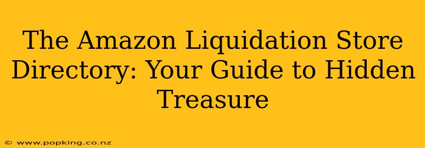 The Amazon Liquidation Store Directory: Your Guide to Hidden Treasure