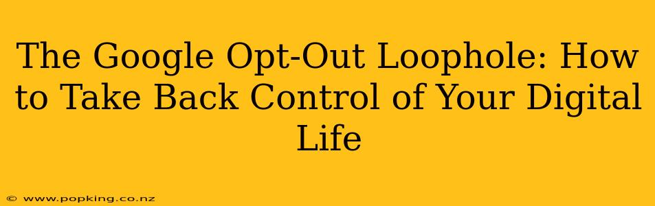 The Google Opt-Out Loophole: How to Take Back Control of Your Digital Life