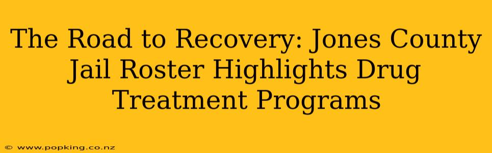 The Road to Recovery: Jones County Jail Roster Highlights Drug Treatment Programs