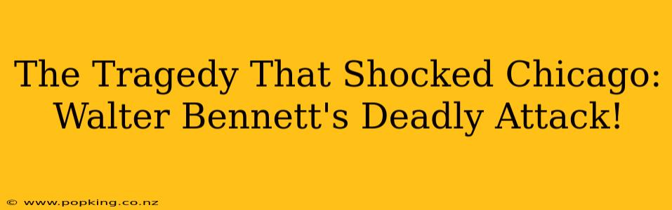 The Tragedy That Shocked Chicago: Walter Bennett's Deadly Attack!