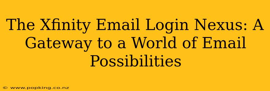 The Xfinity Email Login Nexus: A Gateway to a World of Email Possibilities
