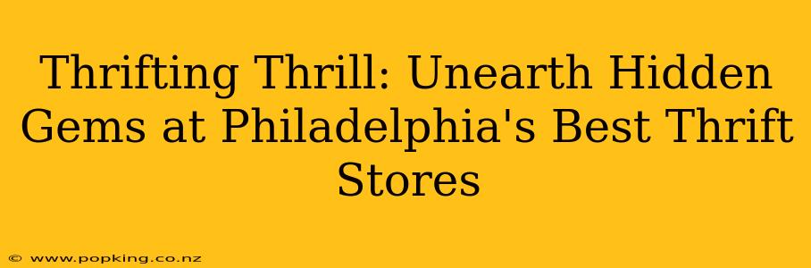 Thrifting Thrill: Unearth Hidden Gems at Philadelphia's Best Thrift Stores