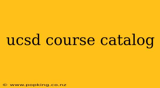 ucsd course catalog