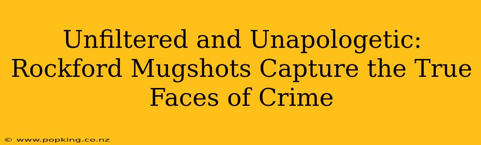 Unfiltered and Unapologetic: Rockford Mugshots Capture the True Faces of Crime
