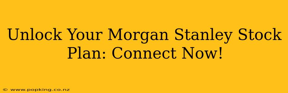 Unlock Your Morgan Stanley Stock Plan: Connect Now!