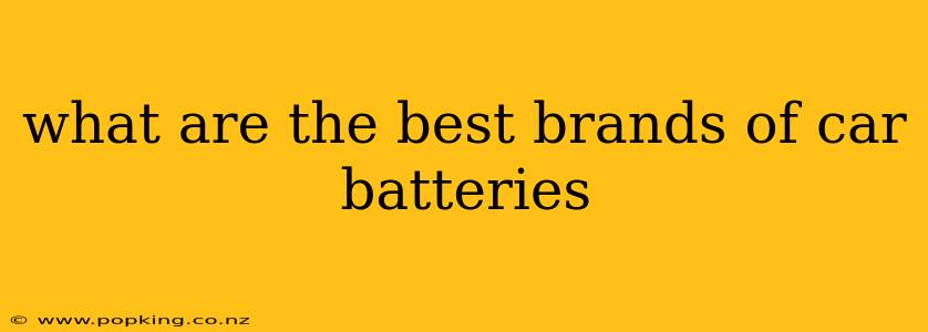 what are the best brands of car batteries