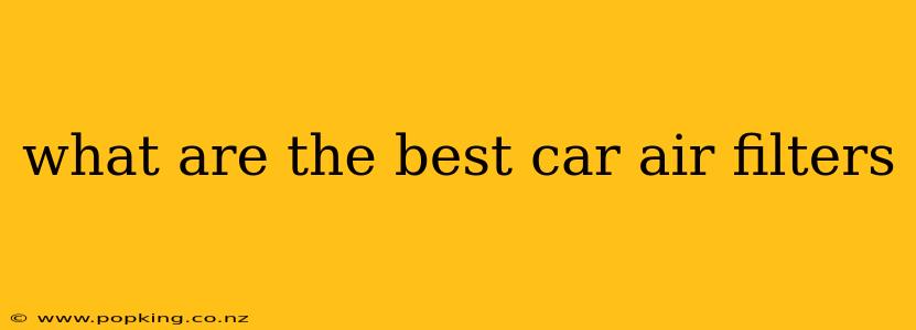 what are the best car air filters