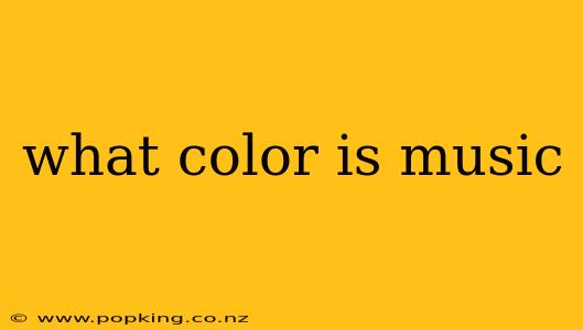 what color is music