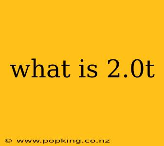 what is 2.0t