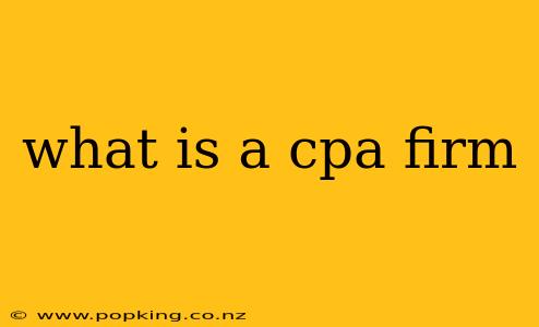 what is a cpa firm