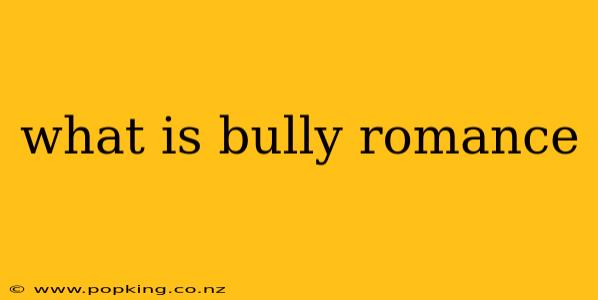 what is bully romance