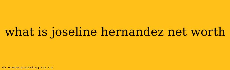 what is joseline hernandez net worth