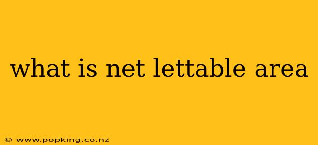 what is net lettable area