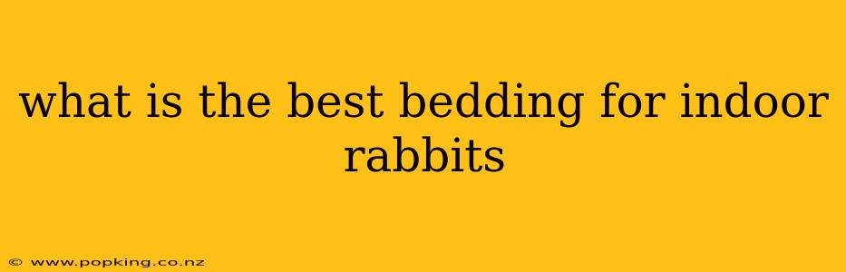 what is the best bedding for indoor rabbits