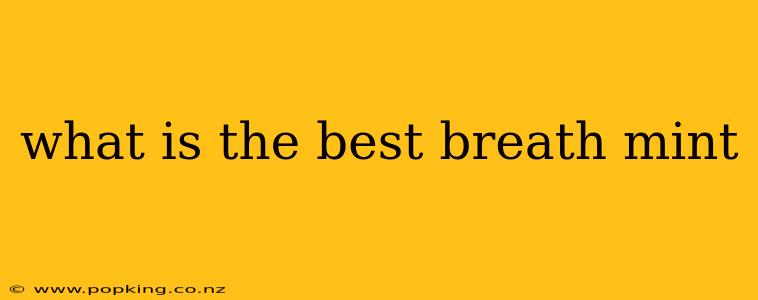what is the best breath mint
