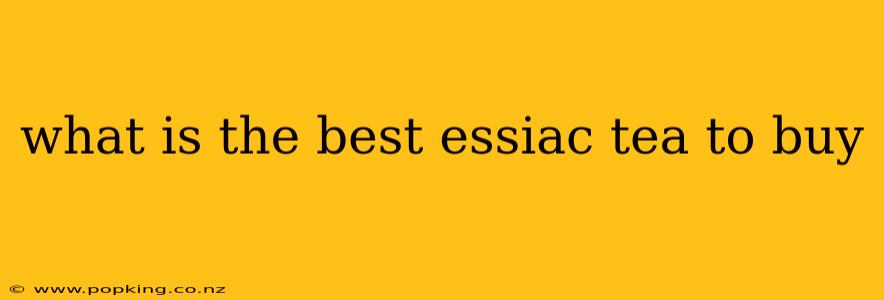 what is the best essiac tea to buy