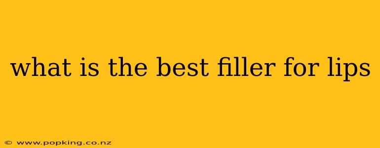 what is the best filler for lips