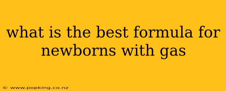 what is the best formula for newborns with gas
