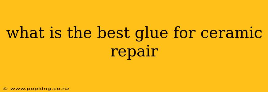 what is the best glue for ceramic repair