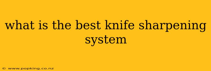 what is the best knife sharpening system