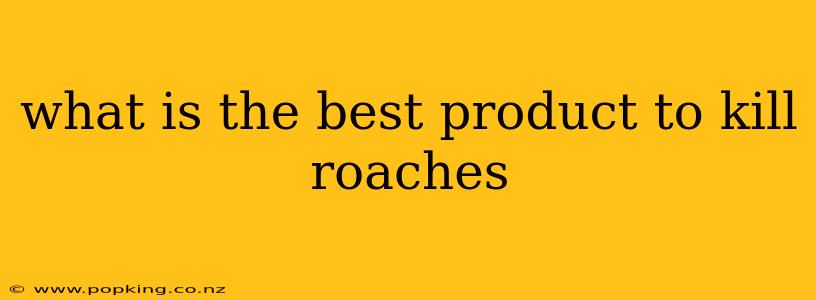 what is the best product to kill roaches