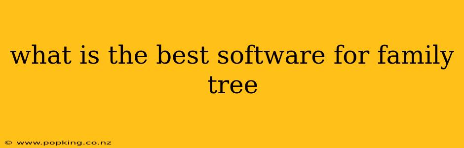 what is the best software for family tree