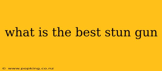 what is the best stun gun
