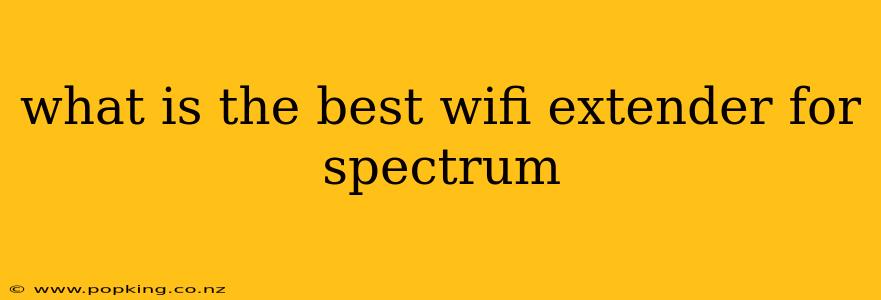 what is the best wifi extender for spectrum