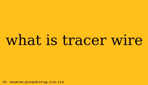 what is tracer wire