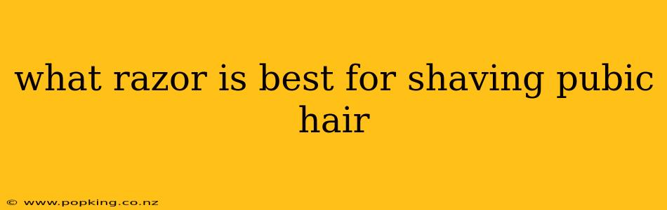 what razor is best for shaving pubic hair