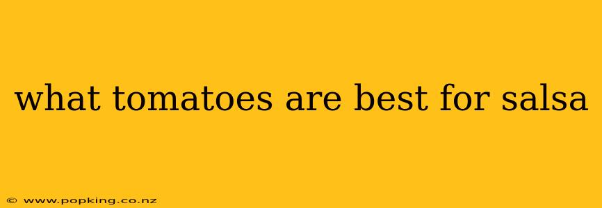 what tomatoes are best for salsa