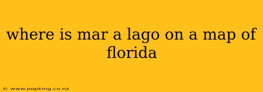 where is mar a lago on a map of florida
