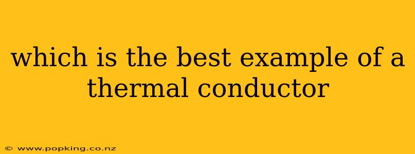which is the best example of a thermal conductor