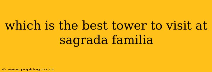 which is the best tower to visit at sagrada familia