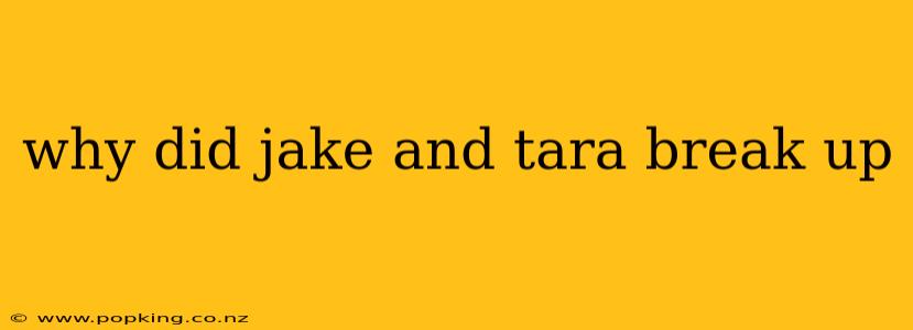 why did jake and tara break up