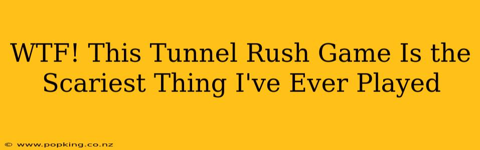 WTF! This Tunnel Rush Game Is the Scariest Thing I've Ever Played
